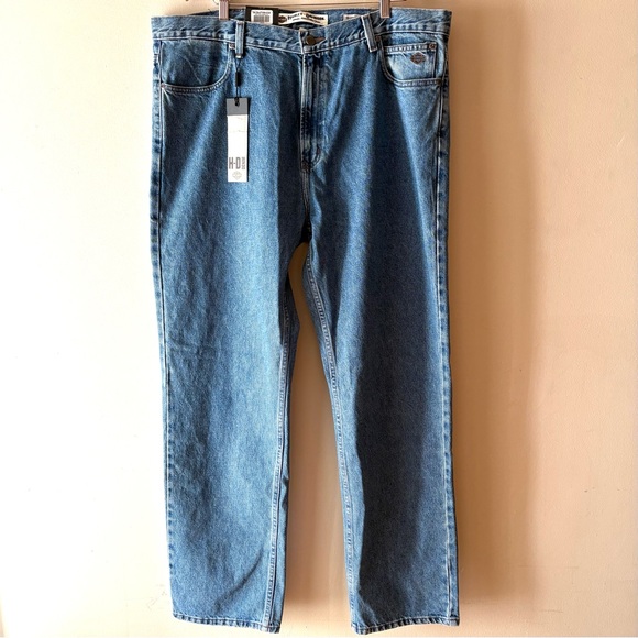 Harley-Davidson heavyweight traditional Fit Blue Jeans. NWT, Sz 42 - Picture 2 of 9